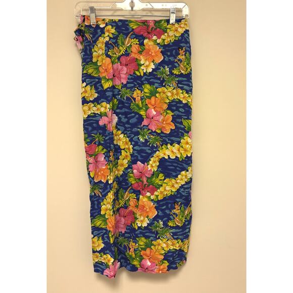 Jams World Rare Hawaiian Skirt Wearable Art Hula Girl USA Vintage - Picture 1 of 3